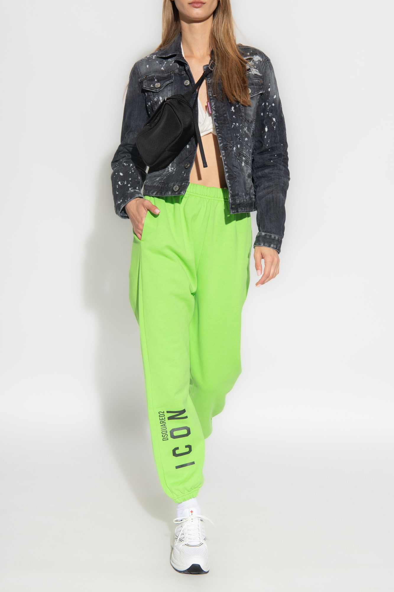 Neon track cheap pants